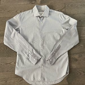 SOLD: Sandro Paris Pinstripe Dress Shirt
